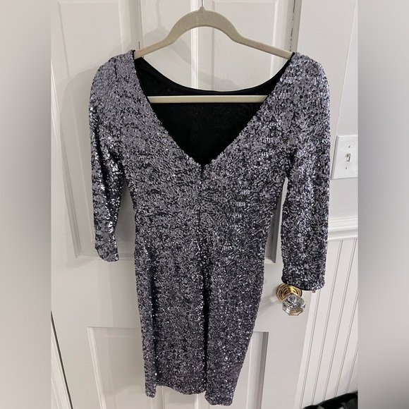 Aqua Sequin Dress (Size 2) - Picture 2 of 4